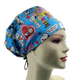 New Peanuts Valentine Day Euro Scrub Cap Doctor Hospital Surgical ODP Vet