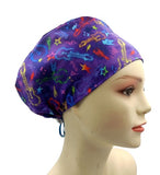 Musical Notation Euro Scrub Cap Doctor Hospital Surgical ODP Vet