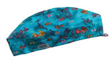 New Sea World Fish Green Euro Scrub Cap Doctor Hospital Surgical ODP Vet