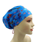 New Sea World Fish Blue Euro Scrub Cap Doctor Hospital Surgical ODP Vet
