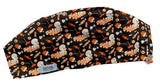 New Hollween Trick or Treat Euro Scrub Cap Doctor Hospital Surgical ODP Vet