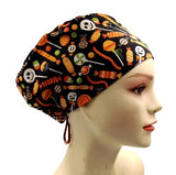 New Hollween Snacks Candy 2 Euro Scrub Cap Doctor Hospital Surgical ODP Vet