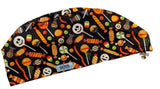 New Hollween Snacks Candy 2 Euro Scrub Cap Doctor Hospital Surgical ODP Vet