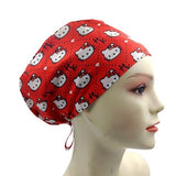 New Cute Kitty Euro Scrub Cap Doctor Hospital Surgical ODP Vet