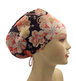 New Japanese Floral Handmade Single Layer Scrub Cap Doctor Theatre Nurse