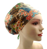 New Japanese Floral Handmade Single Layer Scrub Cap Doctor Theatre Nurse