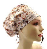 Food drinks Handmade Single Layer Scrub Cap Doctor Theatre Nurse