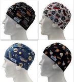 New Back to The Future All Characters Men's Velcro Closure Adjustable Scrub Cap Doctor Theatre Nurse Hospital Paediatric Vet Surgical