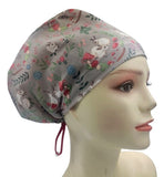 New Animals Handmade Single Layer Scrub Cap Doctor Theatre Nurse