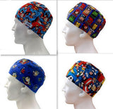 New Superman D C Comics Men's Velcro Closure Adjustable Scrub Cap Doctor Theatre Nurse Hospital Paediatric Vet Surgical