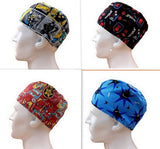 Batman Spiderman Men's Velcro Closure Adjustable Scrub Cap Doctor Theatre Nurse Hospital Paediatric Vet Surgical
