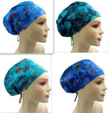 New Sea World Ocean Euro Scrub Cap Doctor Hospital Surgical ODP Vet