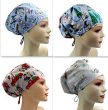New Groovy Peanuts Gang Snoopy Skating 2 Euro Scrub Cap Doctor Hospital Surgical ODP Vet