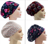 Special Offer Breast Cancer Awareness Hope Love Faith Euro Scrub Cap Doctor Hospital Surgical ODP Vet