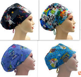 Cutie Cartoon Euro Scrub Cap Doctor Hospital Surgical ODP Vet