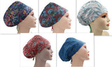 New Floral Euro Scrub Cap Doctor Hospital Surgical ODP Vet