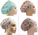 Christmas Reindeers Euro Scrub Cap Doctor Hospital Surgical ODP Vet