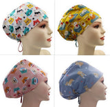 Shiba Puppies Euro Scrub Cap Doctor Hospital Surgical ODP Vet