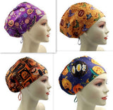 New Halloween Trick Treat Euro Scrub Cap Doctor Hospital Surgical ODP Vet
