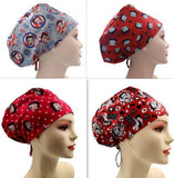 Betty Boop King Feature Patchwork Euro Scrub Cap Doctor Hospital Surgical ODP Vet