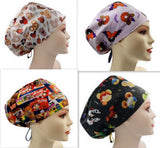 Disney Snacks Euro Scrub Cap Doctor Hospital Surgical ODP Vet