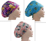 Disney Princess Mulan Euro Scrub Cap Doctor Hospital Surgical ODP Vet