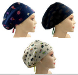 Snacks Sushi Hamburger Jersey Knit Comfy Euro Toggle Scrub Cap Doctor Theatre Nurse Hospital Paediatric Vet Surgical