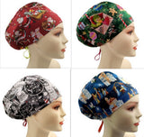 Christmas Serial 1  Euro Scrub Cap Doctor Hospital Surgical ODP Vet
