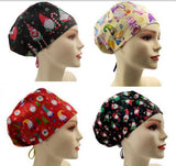 Christmas Serial 3 Euro Scrub Cap Doctor Hospital Surgical ODP Vet