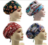 Christmas Serial 6 Euro Scrub Cap Doctor Hospital Surgical ODP Vet