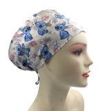 New Angel Aloha Stitch Hawaii 7 Euro Scrub Cap Doctor Hospital Surgical ODP Vet