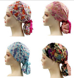 Japanese Floral 1 Ponytail Scrub Cap Doctor Theatre Nurse Hospital Paediatric Vet Surgical