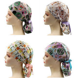 Morning Coffee Times Ponytail Scrub Cap Doctor Theatre Nurse Hospital Paediatric Vet Surgical