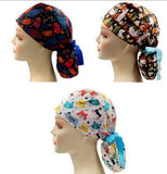 Kitten Cats Ponytail Scrub Cap Doctor Theatre Nurse Hospital Paediatric Vet Surgical