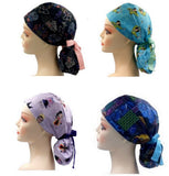 Disney Mulan,Beauty And The Beast,Evil Ponytail Scrub Cap Doctor Theatre Nurse Hospital Paediatric Vet Surgical