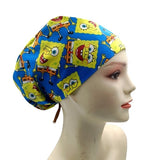 New SpongeBob Euro Scrub Cap Doctor Hospital Surgical ODP Vet