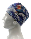 New Hokusai Great Wave off Kanagawa Men's Velcro Closure Adjustable Scrub Cap Doctor Theatre Nurse Hospital Paediatric Vet Surgical