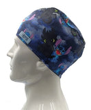 Gaming With Stitch Men's Velcro Closure Adjustable Scrub Cap Doctor Theatre Nurse Hospital Paediatric Vet Surgical