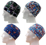 New Marvel Patchwork Men's Velcro Closure Adjustable Scrub Cap Doctor Theatre Nurse Hospital Paediatric Vet Surgical