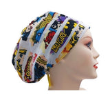 Wonder Woman All Characters Euro Scrub Cap Doctor Hospital Surgical ODP Vet