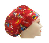 Super Woman,Supergirl,Batgirl Euro Scrub Cap Doctor Hospital Surgical ODP Vet