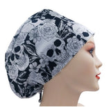 Sugar Skull Euro Scrub Cap Doctor Hospital Surgical ODP Vet