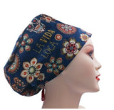 Sugar Skull Euro Scrub Cap Doctor Hospital Surgical ODP Vet