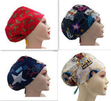 New Wonder Woman Euro Scrub Cap Doctor Hospital Surgical ODP Vet