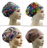New Super Mario Brothers Patchwork  Euro Scrub Cap Doctor Hospital Surgical ODP Vet