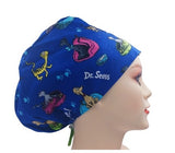 New Christmas Dr. Seuss The Grinch 2 Euro Scrub Cap Doctor Hospital Surgical ODP Vet