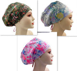 Meadow Jersey Knit Comfy Euro Toggle Scrub Cap Doctor Theatre Nurse Hospital Paediatric Vet Surgical