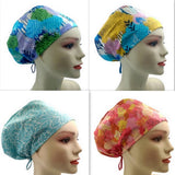 New Floral Handmade Single Layer Scrub Cap Doctor Theatre Nurse