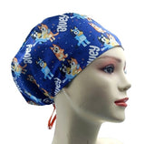 New Bluey 5 Euro Scrub Cap Doctor Hospital Surgical ODP Vet