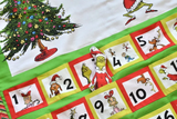 Happy Grinchmas! Handmade Quilted Christmas Advent Calendar Reusable Count Down